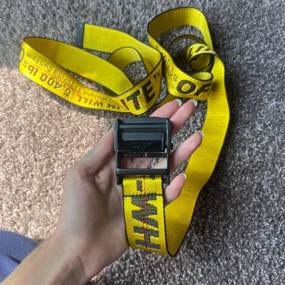 Off-White Yellow “belt”
